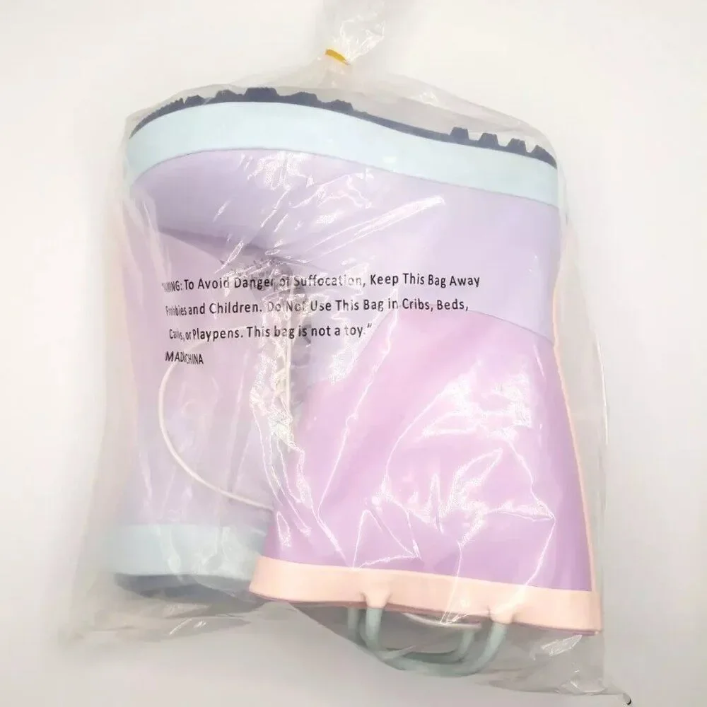 Girls Ali Colorblock Rain Boots - Cat and Jack (Purple) 